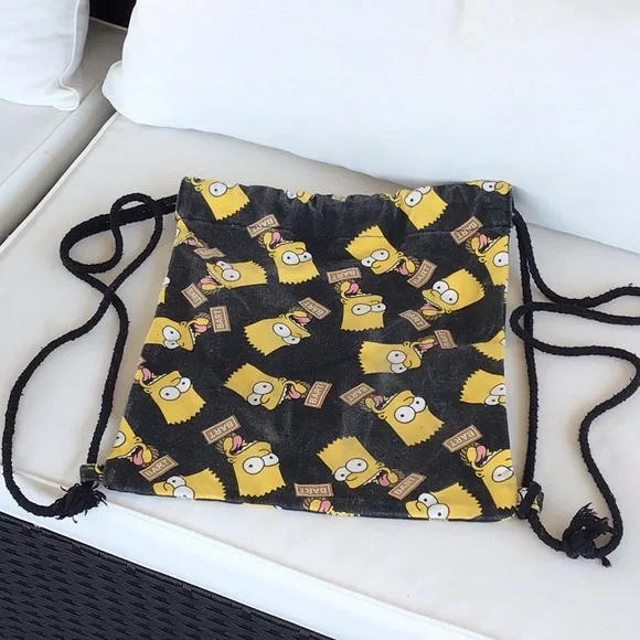 ‘Bart Simpson’ Drawstring Backpack - Picture 2 of 3